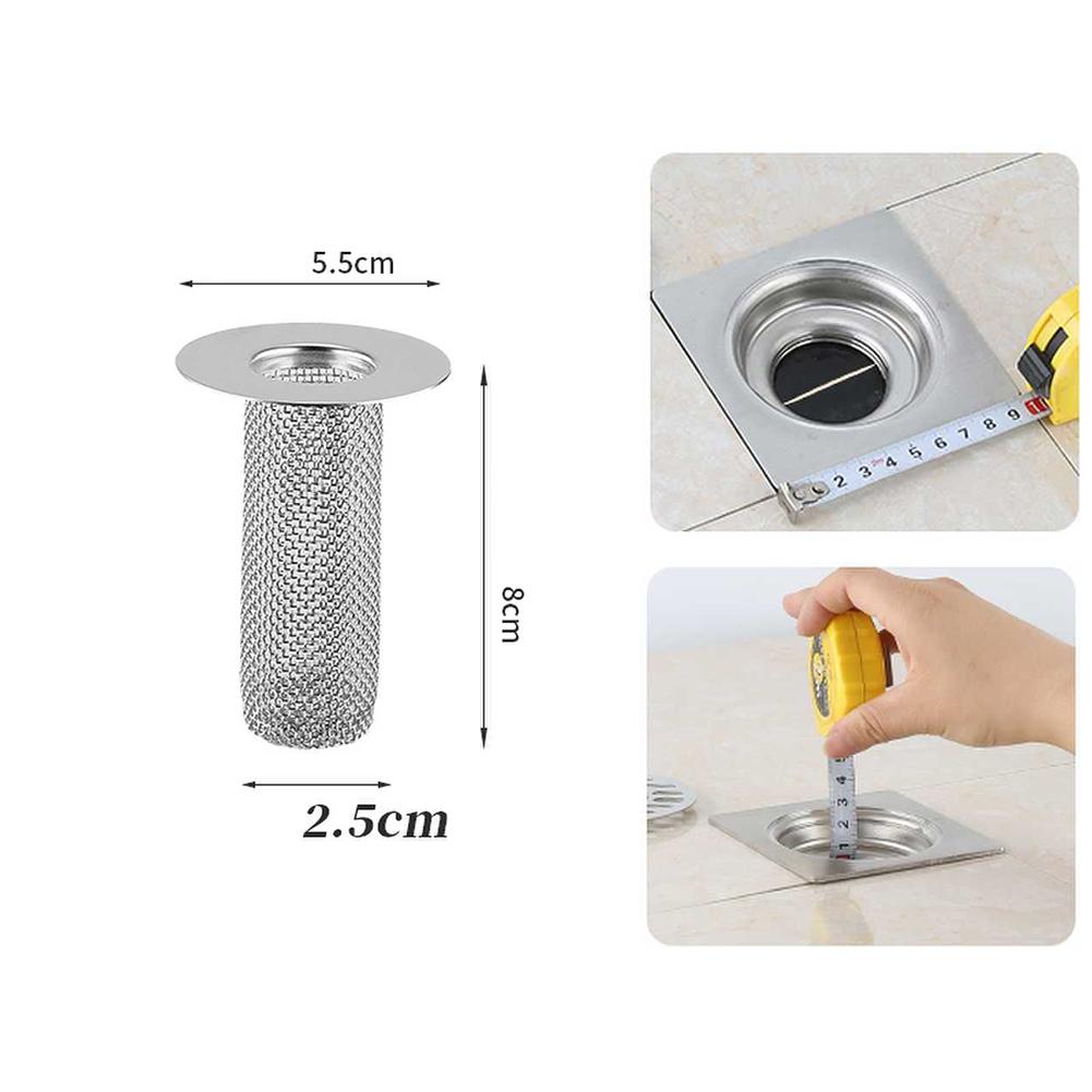Drainage System Floor Drain Filter 1 Piece Reusable Silver Fine Mesh Hickened Multifunctional 304 Steel Brand New