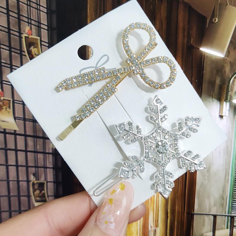 Kristall für Frauen Koreanische Neue Haarnadeln Mädchen Geometrische Perlen Haarspangen Mode Haarklammer Seitenclip Haaraccessoires