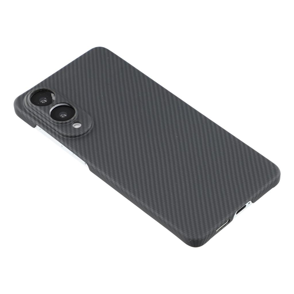 For Samsung Galaxy S25 Edge Case Compatible with MagSafe 600D Fine Texture Aramid Fiber Phone Cover (Precise Lens Hole)