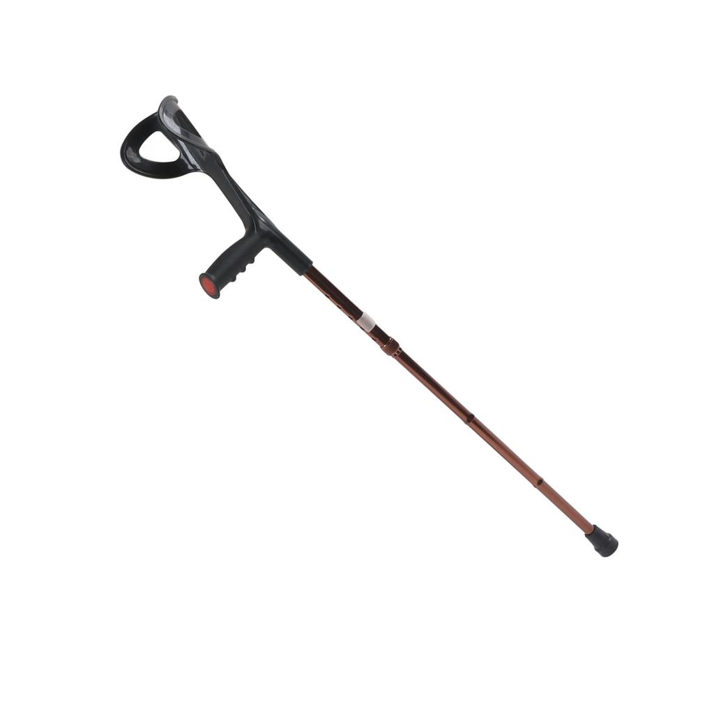 Foldable Walking Cane Stick Evenly Distributed Weight Forearm Folding Adjusting Walking Crutch