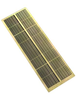 Maso Model General Purpose Etched Ultra Thin Strip Plate A Length Plastic Model Parts MH80043 0.2-1mm (0.10mm Thick)