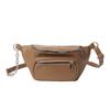 New Fashi PU Leather Chain Waist Bag for Women - Crossbody Chest Bag