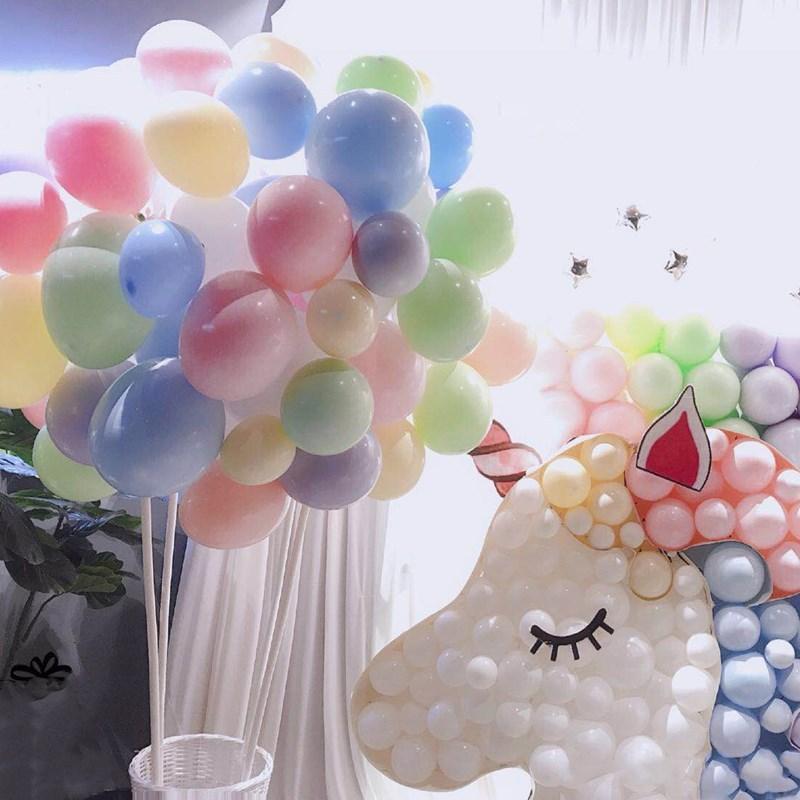 10 Inch (100pcs/bag) Macaron Balloons Wedding Birthday Backdrop Latex Balloon Decoration