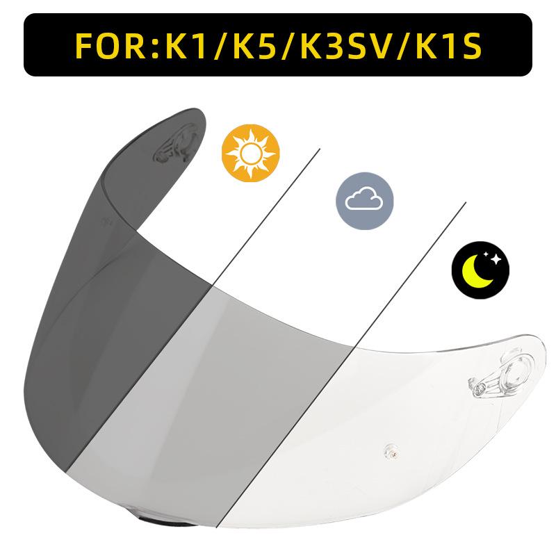 Motorradhelm Farbwechselndes Visier X14+Z7+Z8+RX7X+SM961 Integralhelm Farbwechselndes UV-beständiges Visier