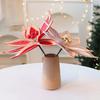 Artificial Christmas Flowers Velvet Flowers Ornaments for Xmas Tree Decorations Festive Holiday Home Arrangement And Craft Gifts