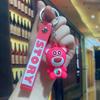 Cute Cartoon Spaceman Keychain Toy Figure Pendant Car Key Ring Chain Creative Small Gift