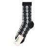 Breathable Mid-calf Socks, Sporty Retro Artistic Pile Socks for Autumn and Winter