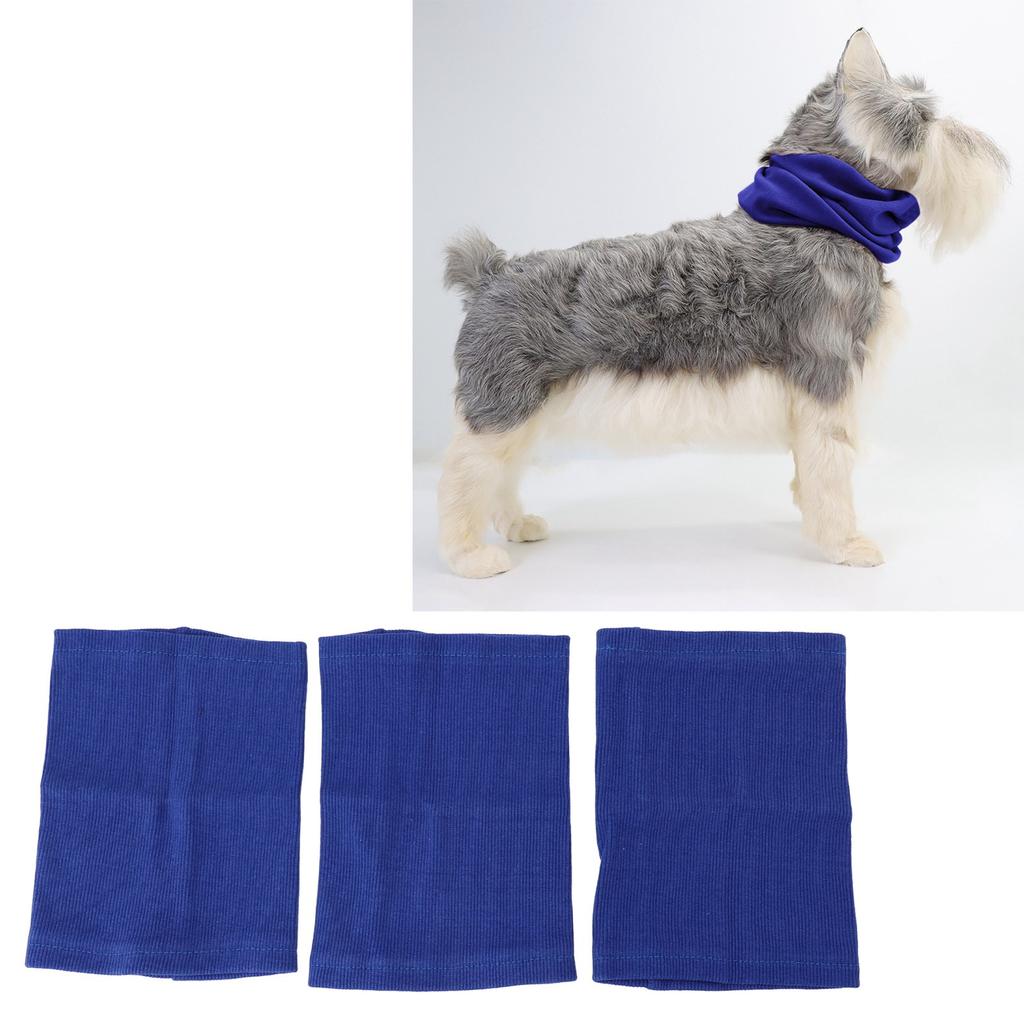 3pcs Dog Calming Band Anxiety Relief Elastic Noise Canceling Dog Ear Covers for Grooming Fireworks Thunderstorms