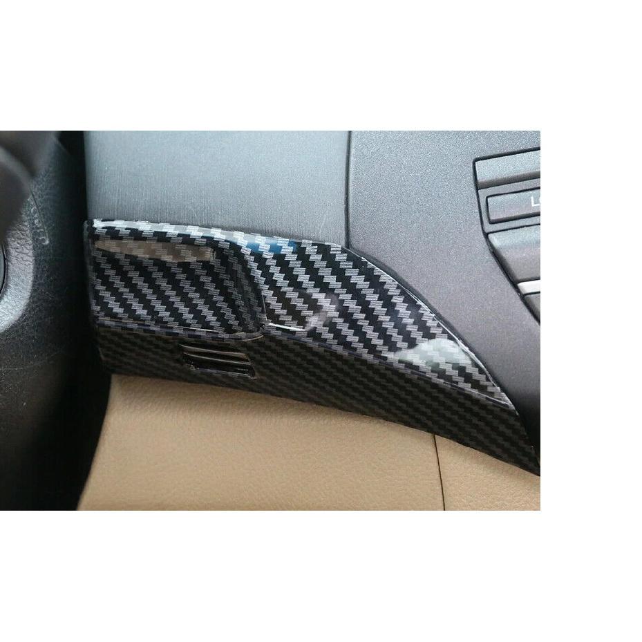 3pcs/Set Carbon Fiber Texture ABS Central Console Dashboard Strip Trim LHD Fit for Honda Accord 8th 2008 2009 2010 2011 2012