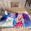 Nekopara Anime Room Mats Anti-slip Absorb Water Long Strip Cushion Bedroon Mat Household Carpets