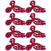 Solid Color Elastic Soft Silicone Hair Clip Fashionable and Elegant Shark Clip Hair Accessories