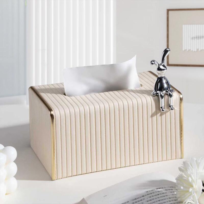 Yuzhuxun Decorative Leather Tissue Box and Storage
