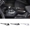 For BMW 1 2 Series F20 F21 F22 2012- ABS Car Center Console Multimedia Button Panel Cover Sticker Car Accessories LHD