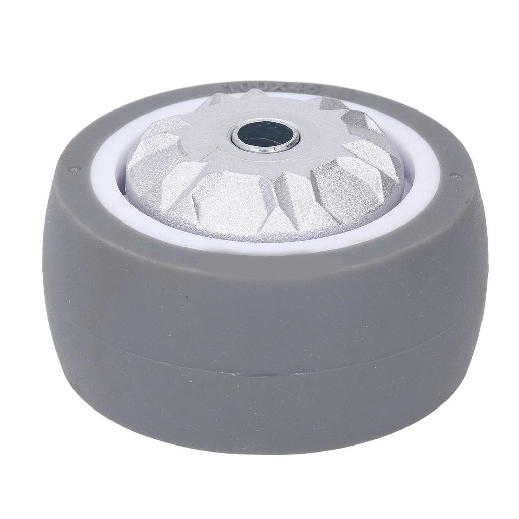 TPR Rubber Caster 4in Heavy Duty Wear Resistant Silent Tire Wheel Replacement for Hand Trucks Dolly 