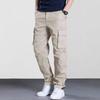 Casual overalls men's spring and summer new retro straight-leg pants versatile trousers