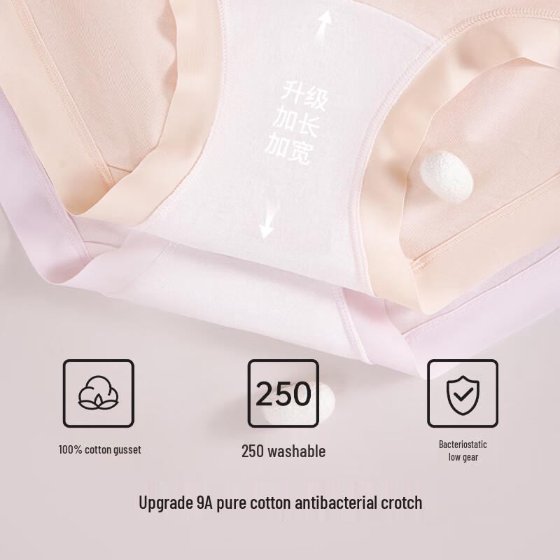 Urban Lady 2025 Seamless High-Waist Modal Antibacterial Women's Briefs