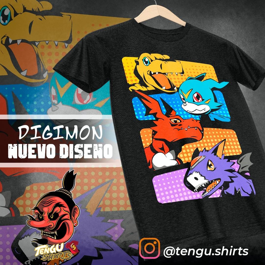 

V-mon Агумон Гилмон Агумон Приключение Футболка Дигимон Аниме Футболка 4XL