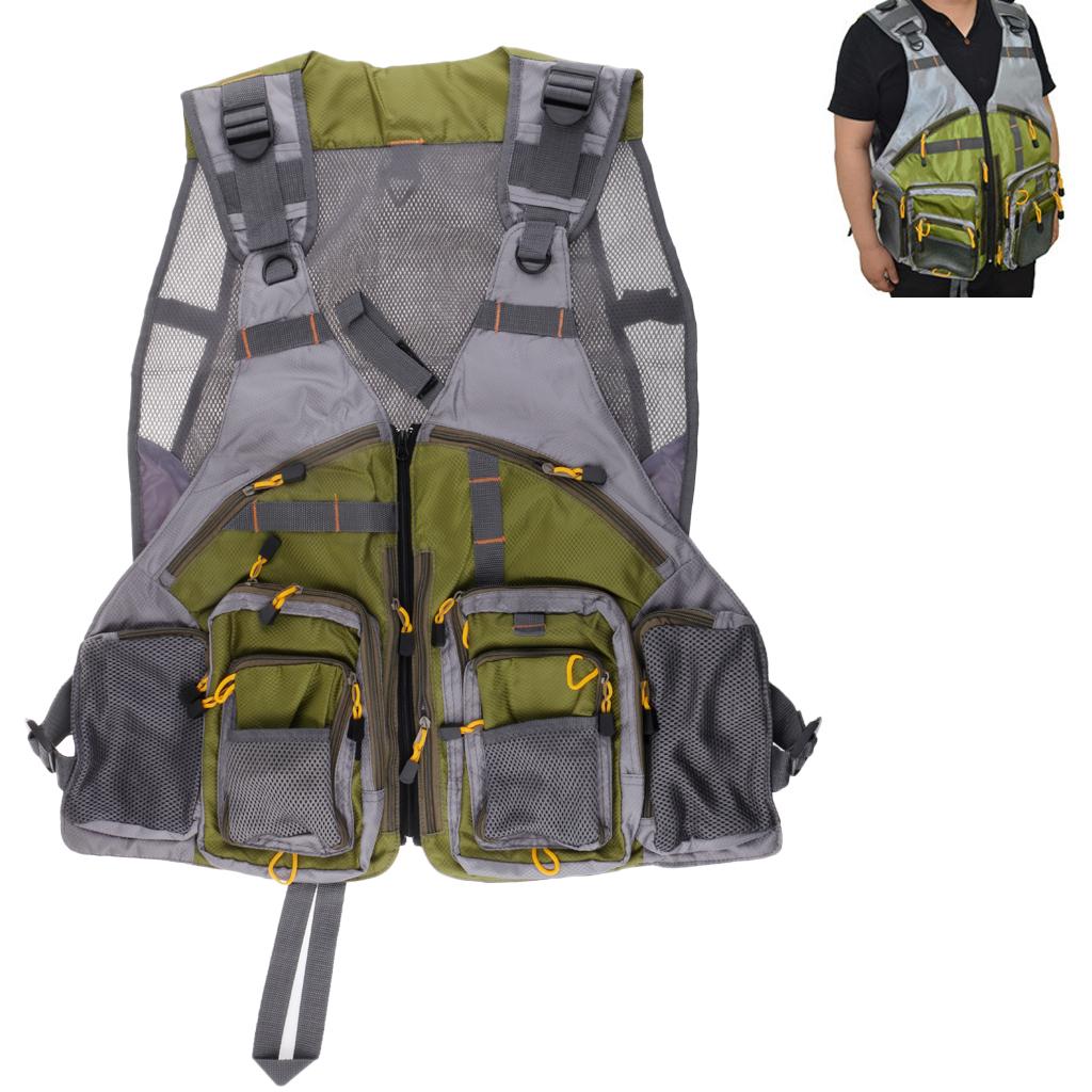 Buy Fly Fishing Vest Backpack MultiPocket Chest Bag Adjustable QuickDry
