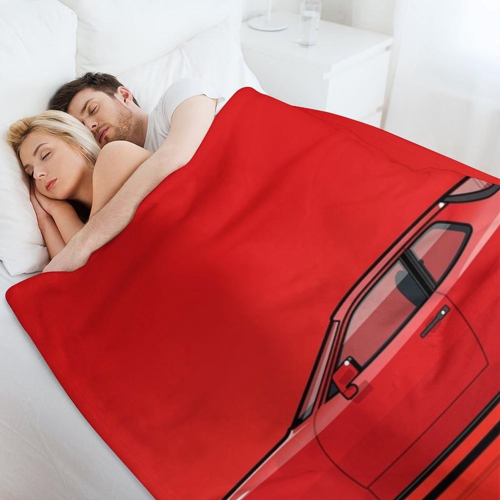 India Red 1986 P 944 951 Turbo (US spec) Throw Blanket Warm cosplay anime manga Flannel Fabric Blankets