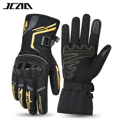 Gants de Moto d'Hiver Hommes Femmes Imperméables Coupe-vent Doublure Thermique Équipement de Protection pour la Conduite