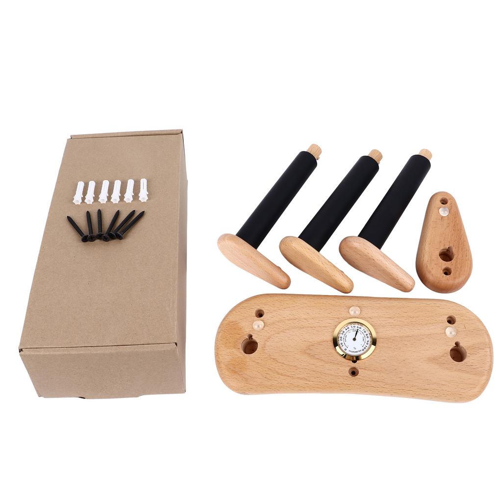 Holz E-Gitarren Wandhalterung Horizontal Universal Platzsparend Geteilt Bass Akustikgitarre Ausstellungsaufhänger mit