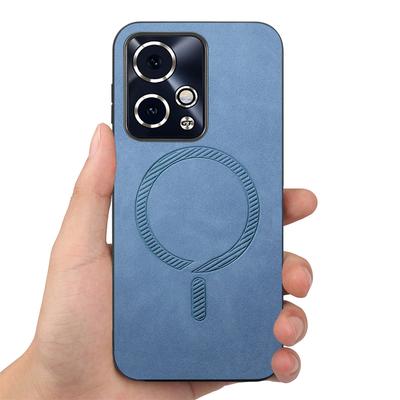 For Honor 90 GT 5G Leather Back Case Compatible with MagSafe Skin-touch Phone Cover