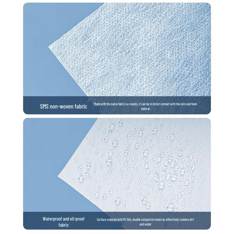 Disposable Waterproof Non-Woven Bed Sheets with Holes - Oilproof & Breathable for Beauty Salon Massage Beds