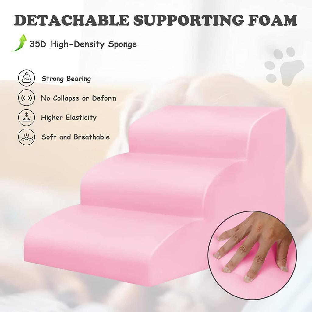 Small Dog Sponge Steps & Ramp for Sofa/Bed