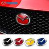 104mm 140mm Car Front Bonnet Hood Rear Trunk Tail Bumper Emblem Badge Logo Sticker Auto Exterior Accessories for Mazda 3 5 6 7 8