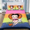B-BettyS Boop Duvet Cover Set Bedding Set Kids Boy Girl Bedroom Decoration 2/3piece Set Single 135x200cm Double Queen Large Size