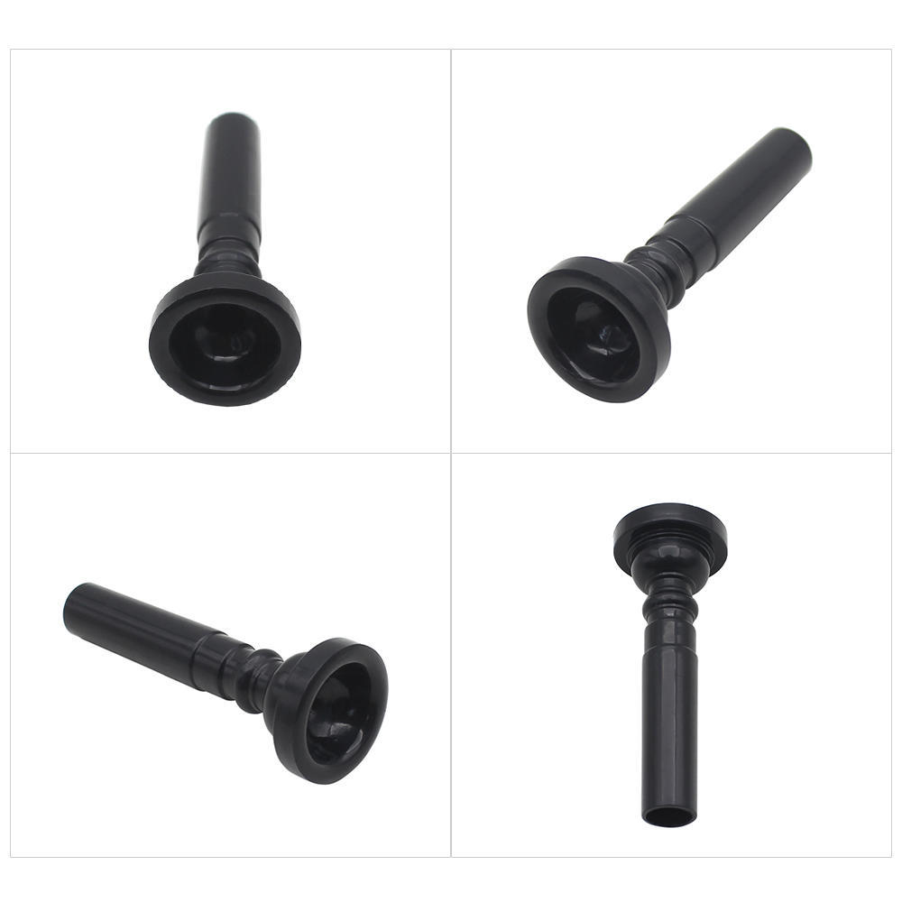 Trumpet Mouthpiece for Student Cavalry Trumpet ABS Black