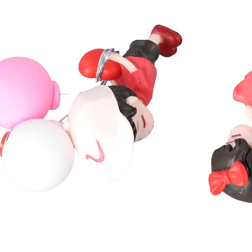 Console Balloon Ornament Car Ornament Car Decoration Dashboard Figurine Cartoon Couples Model