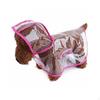 Transparent Dog Raincoat Waterproof Clear Rain Jacket Easy to Wear Pet Cape for Dogs,