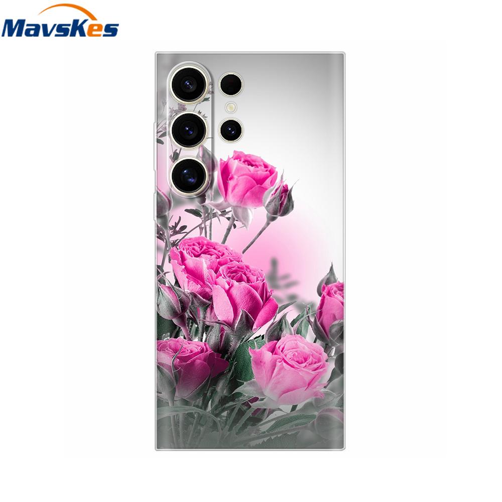 For Samsung S25 Ultra Case Clear TPU Soft Fashion Silicone Phone Case For Samsung Galaxy S25 Plus Back Cover S 25 Fundas Para