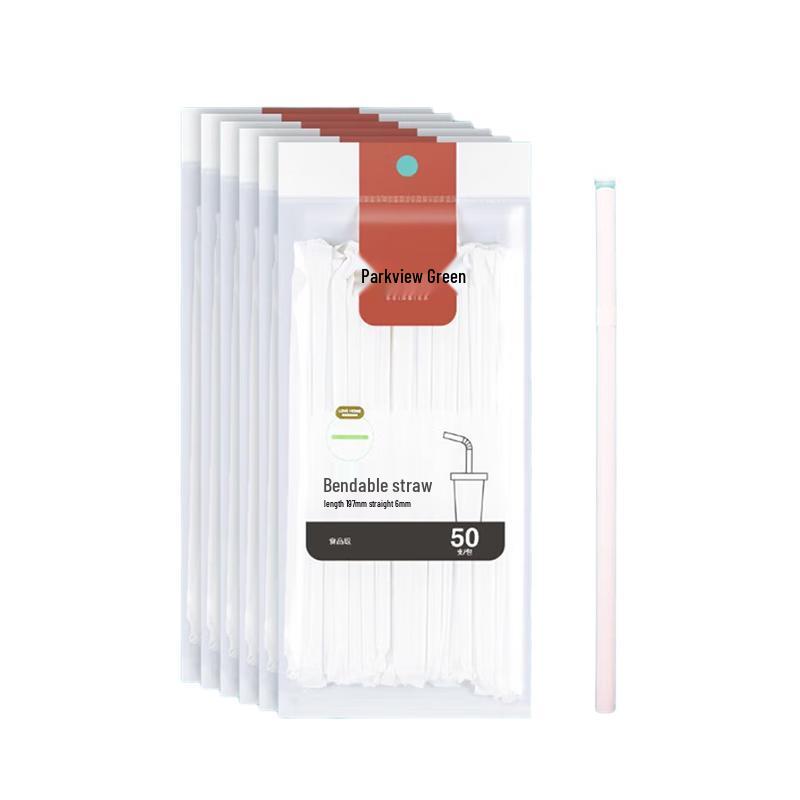 

Disposable Flexible Plastic Straws, Individually Wrapped