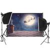 Wcic Elk Starlight New Christmas Theme Background Cloth Photography Backdrop Photo Background Cloth Studio Props Decor