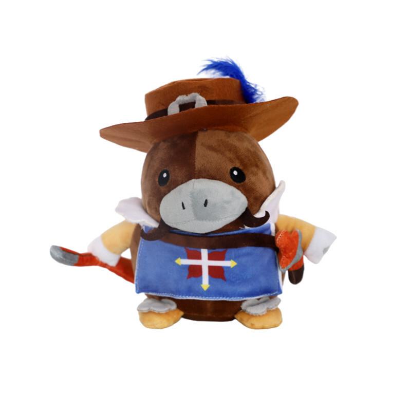 Peluche Platypus Canard Anime Kaiser Ambition d'Acier 4 Jouet Poupée Oreiller en Peluche Platypus à Bec de Canard Jouet Pour Cadeaux d'Enfants 24cm brown