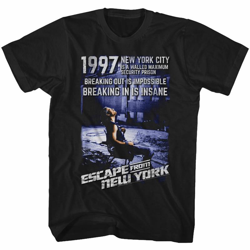 Escape de Nova York Filme 1997 Sair é Impossível Camiseta Masculina