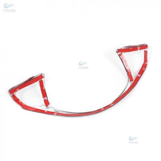 ABS Chrome Steering Wheel Frame Cover For Mercedes C E GLC CLA Class W205 W213