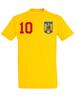 Youth Designz Men's T-Shirt Romania with DESIRED NAME + NUMBER Jersey European Cup Fun