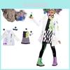 Disfraz de Científico Loco de Halloween Para Niños Set de Cosplay de Alta Calidad Para Niños y Niñas