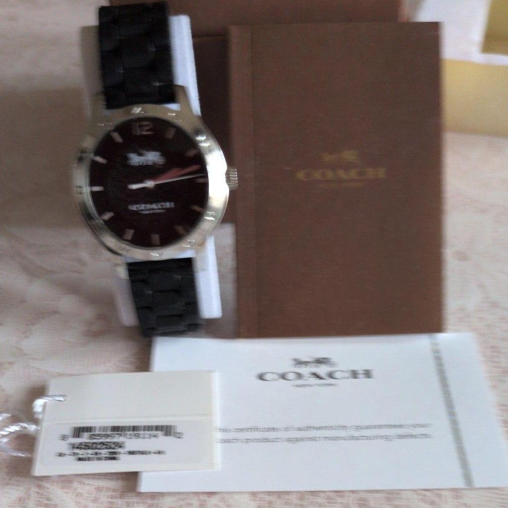 Used COACH Women's Watch 14502524 Black