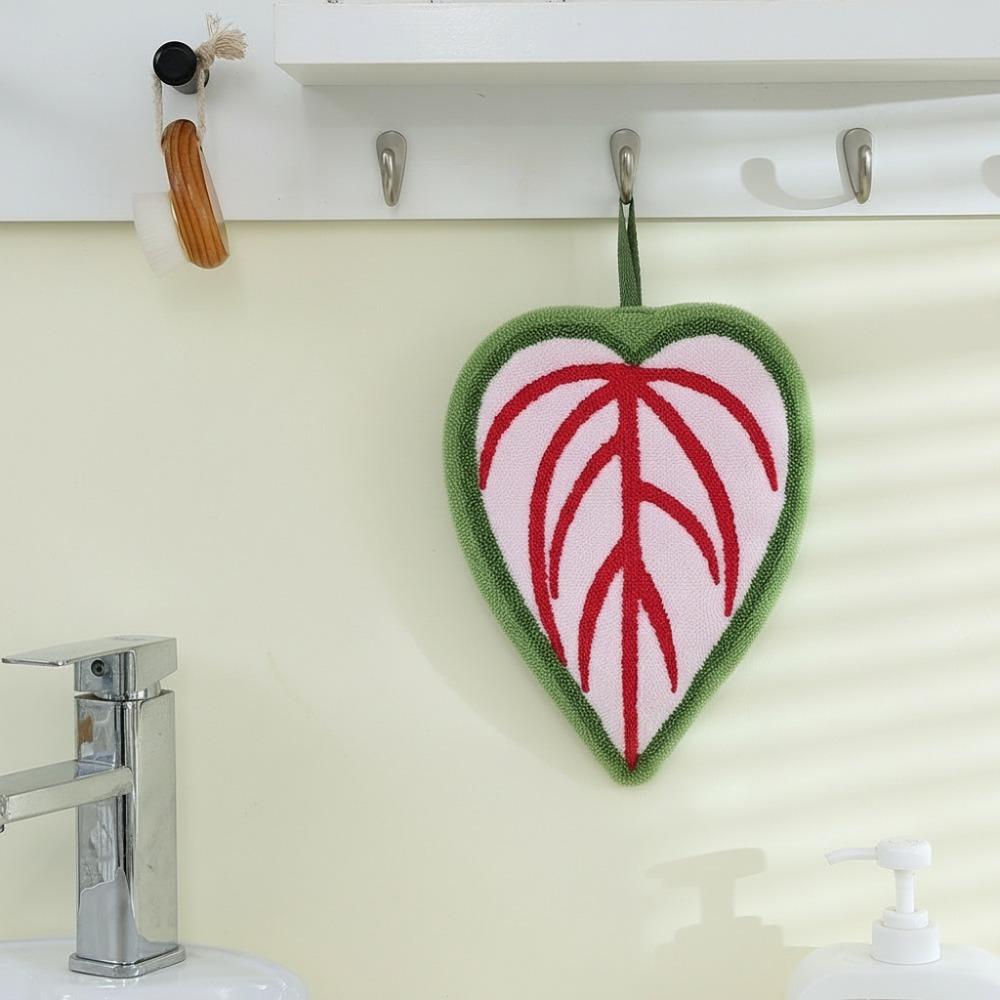 Thickened Kitchen Towel Leaf Absorbent Towel New Hand Towel  Home Accessories