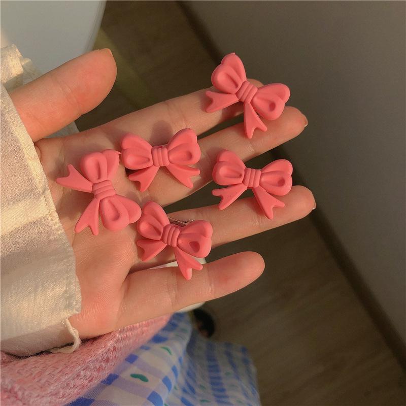 

Набор из 5 розовых заколок-бантов для волос - Милые весенние аксессуары для волос для девочек