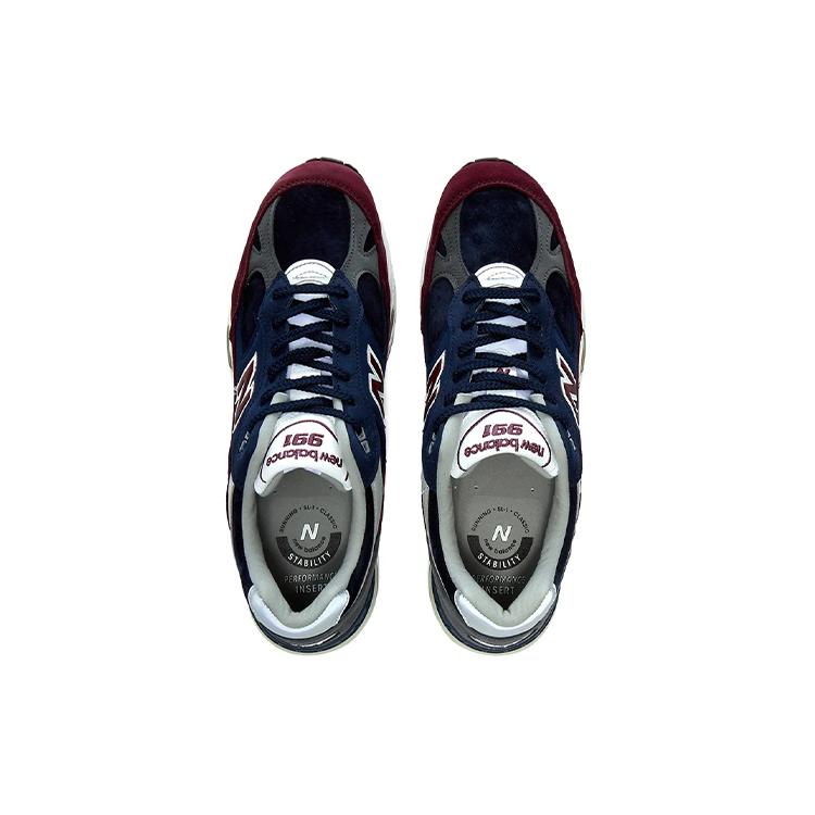 991 New Balance Wyprodukowano w Anglii 'Granatowy Bordowy' M991RKB