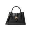 Gabby Gold Logo Classic Monogram Zip Closure Shoulder Bag Women Handbags Black 35S3G5GS5O-001