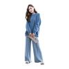 [Luanna Jena] Room Wear Women's Pajamas Tops Long Pants 2 Piece Set
