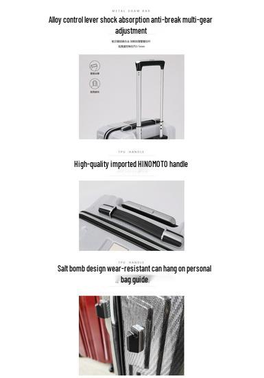 Ultra-Light Scratch-Resistant Carbon Fiber 20-Inch Carry-On with Universal Wheels