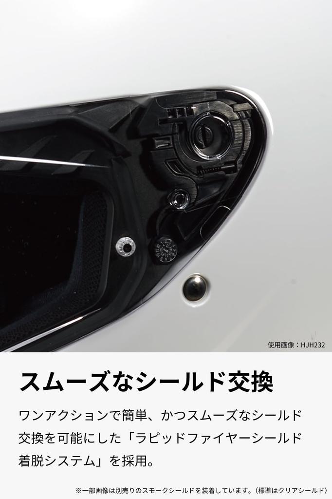 HJC HELMETS C10 Epic Full Face Motorcycle Helmet with Ventilation and Internal Detachable Fit, HJH237 BLACK, Size L (58-59cm)
