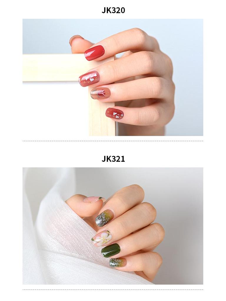 Sommer Gel Nagelsticker: Phototherapie, UV-Rouge, Halbfertiges Design